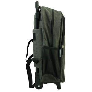 ست 6 در 1 کوله پشتی چرخدار 40 سانتی Pause مدل طوسی Trolly Bag - Pause